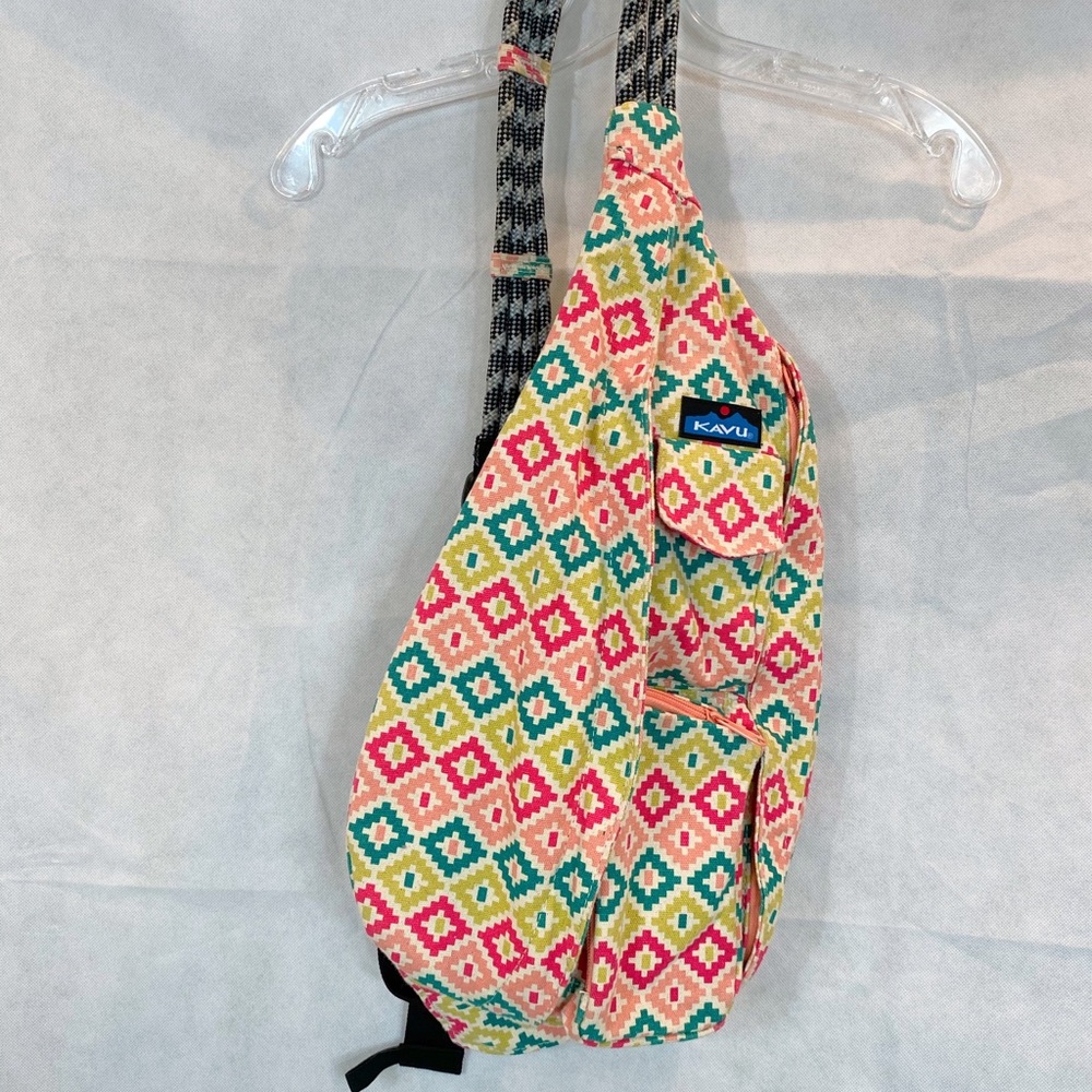 KAVU Crossbody Backpack in Spring Montage